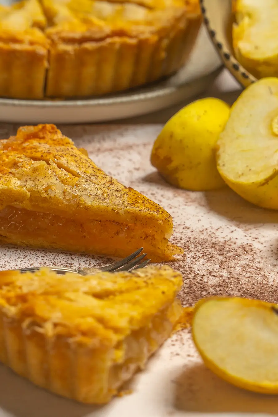 Tarta de manzana artesanal de Gisela Pastelería Natural